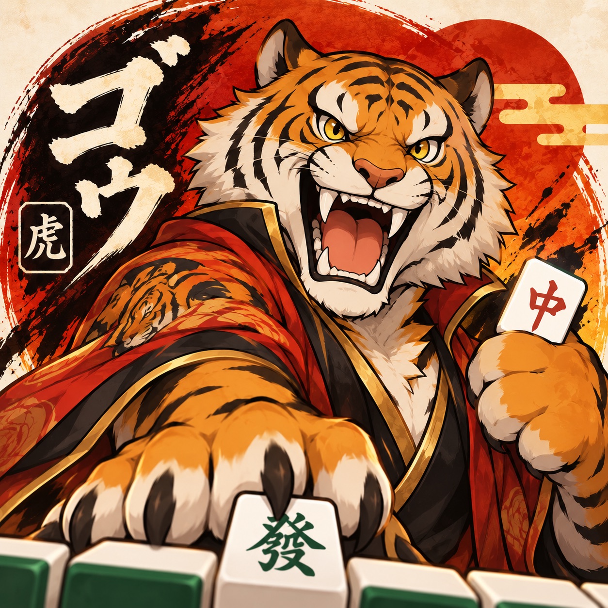 ゴウ（虎）のイラスト