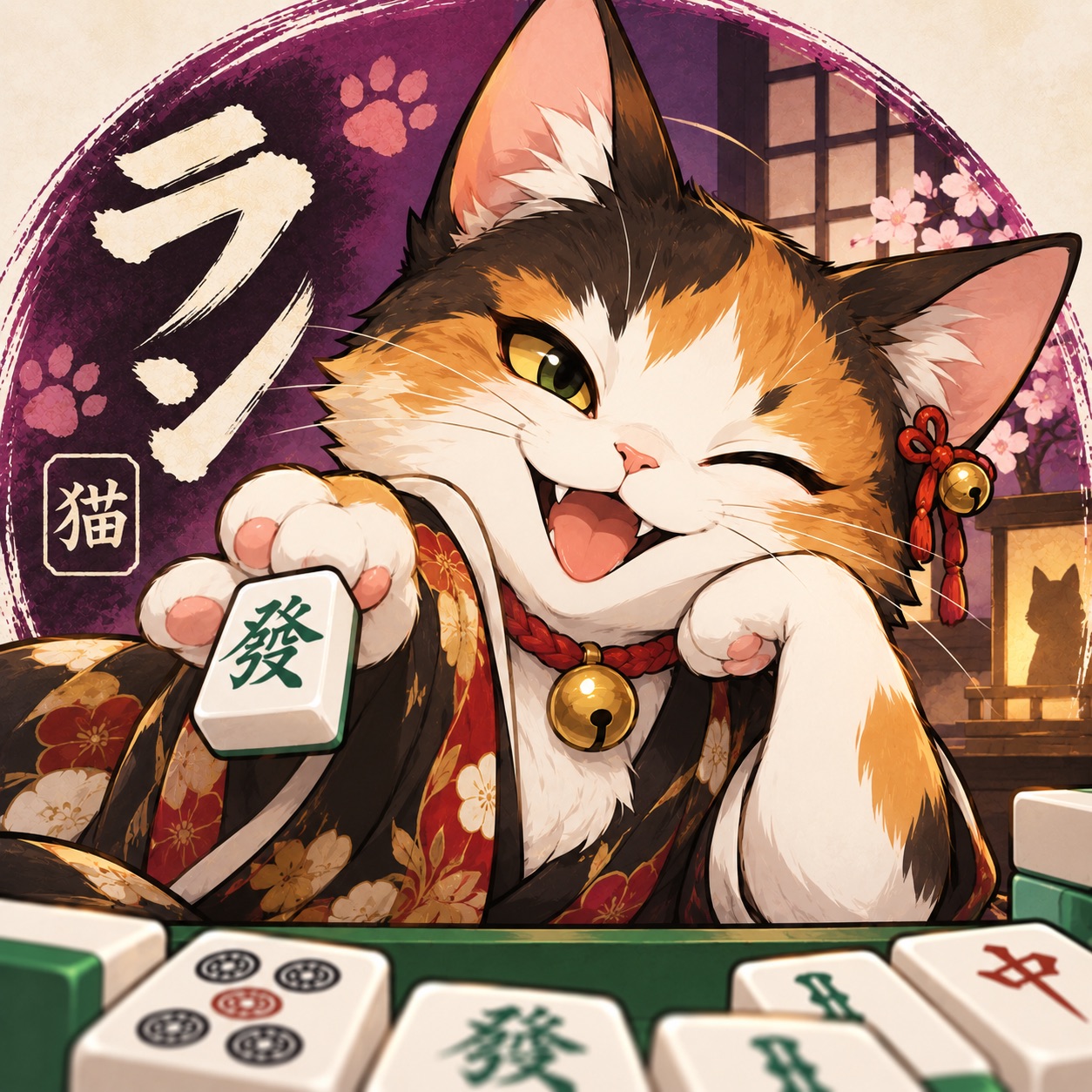 ラン（猫）のイラスト